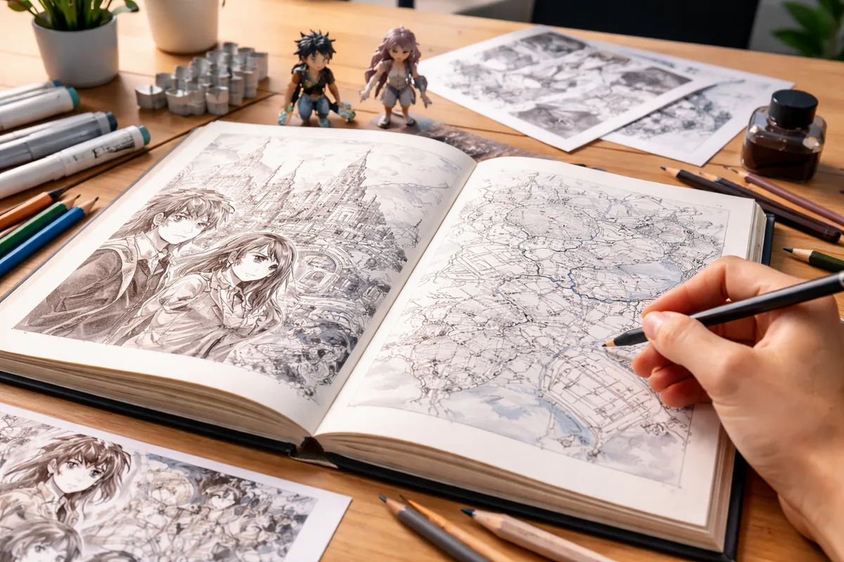 Comment créer un univers cohérent dans un manga