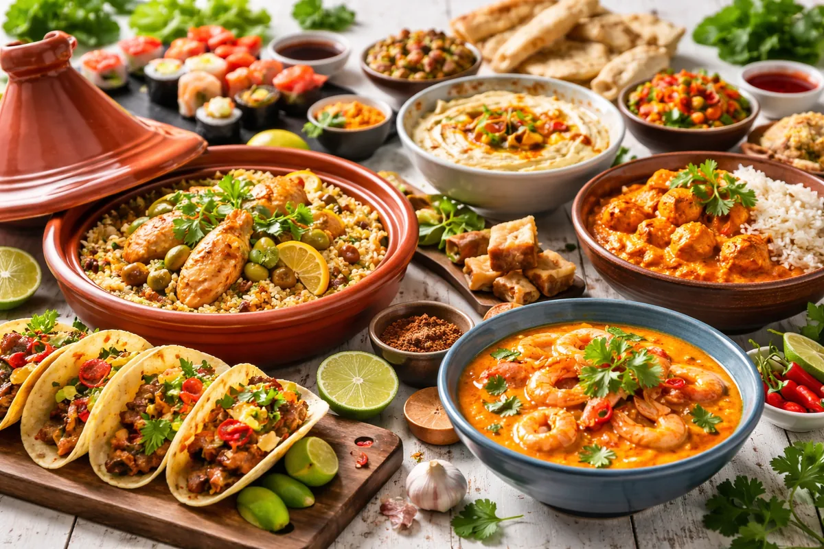 Comment explorer la cuisine du monde à travers des recettes traditionnelles