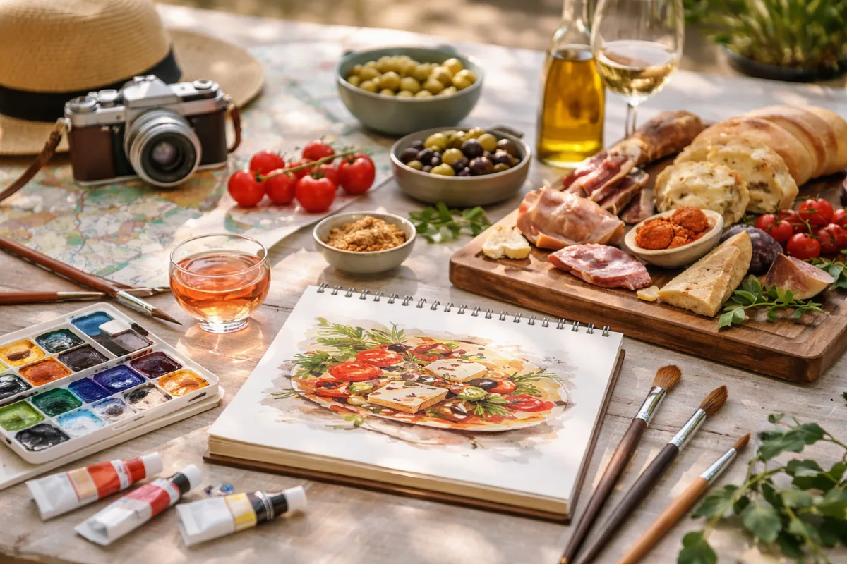 Comment intégrer des loisirs créatifs durant un voyage gastronomique